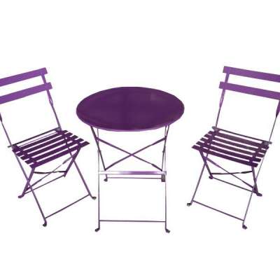 bistro metal folding table and chairs